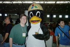 Itaipu Tux with David A. Wheeler