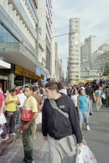 A view outside in the marketplace