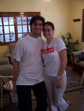 Pablo Lorenzzoni and Brenda Gomes