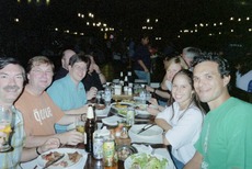 Table with lots of food